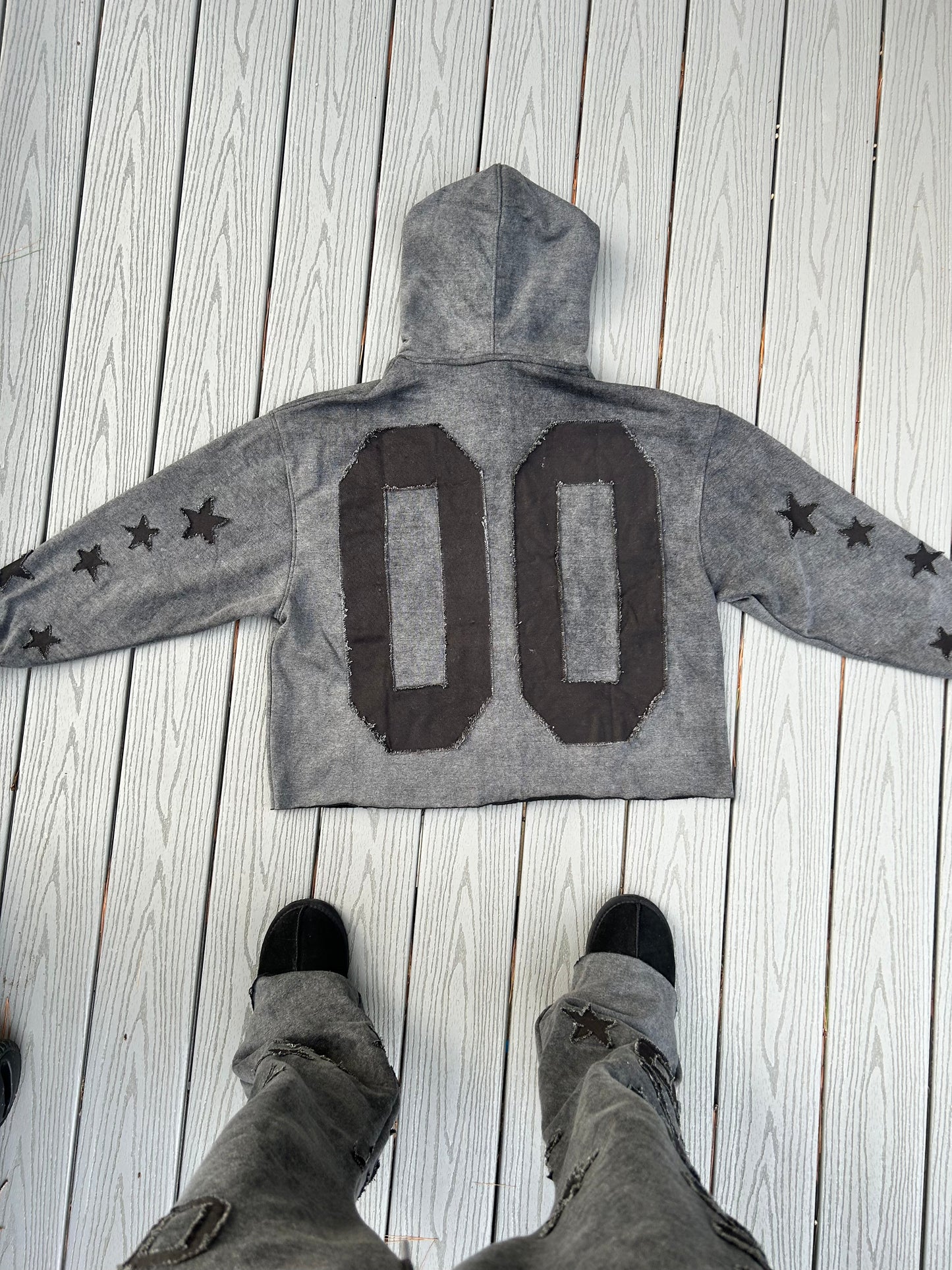 Back Door Acid Wash Hoodie V1