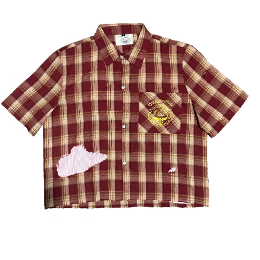 red papercut flannel